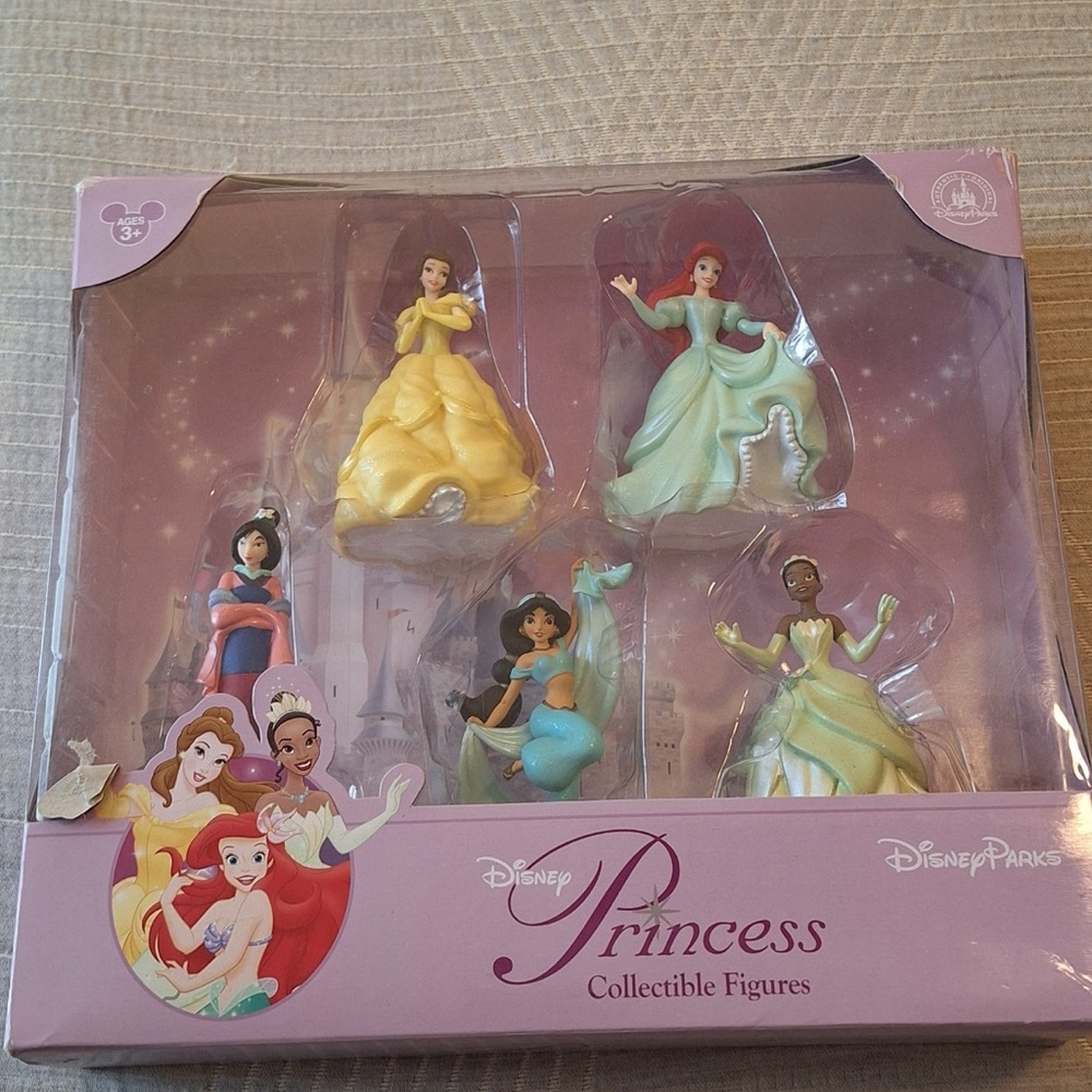 Disney Parks Princess Collictible Figures Playset